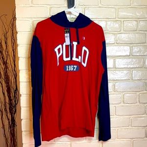Polo Ralph Lauren long sleeve hooded t shirt
